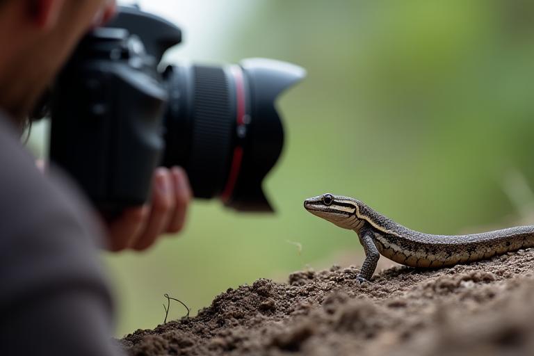Ethical wildlife photography workshop with Canadian reptiles